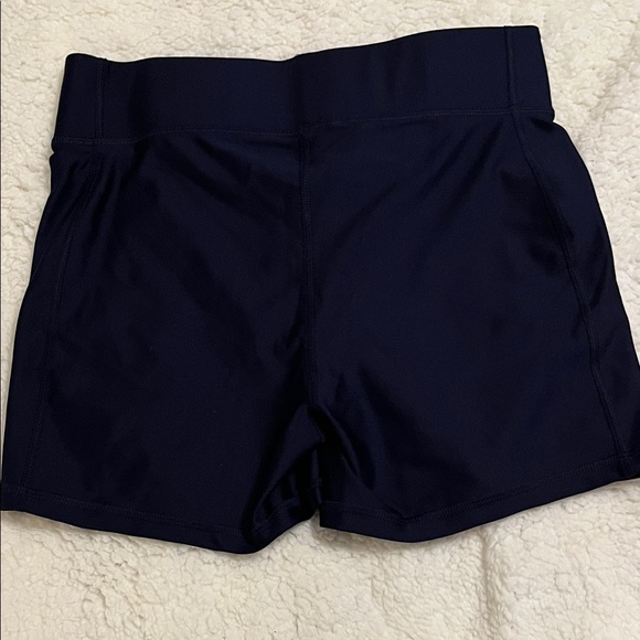 Under Armour Women's Dark Blue Athletic Shorts - Picture 2 of 3